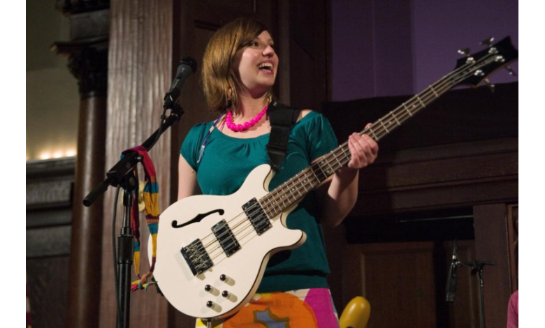 The Lovely Anna On Bass!