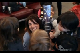 Bree with kids