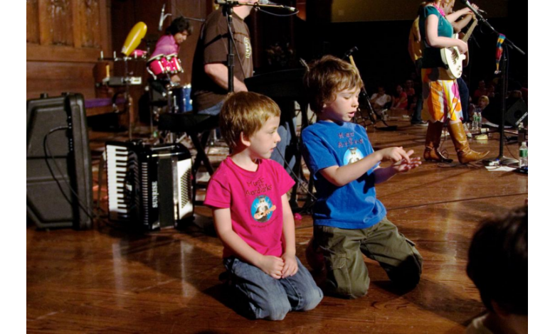 Roman And Milo On Stage